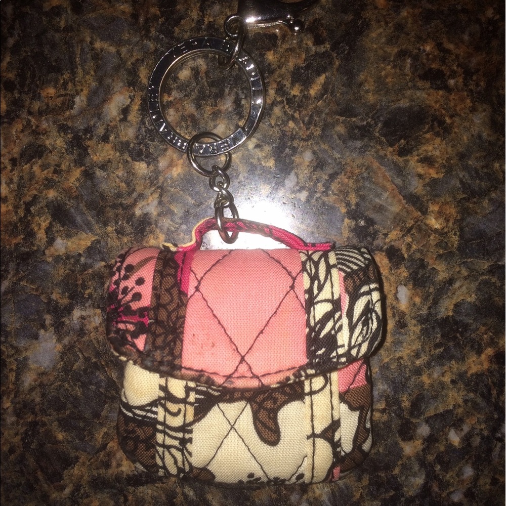 Vera Bradley key chain bag