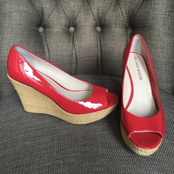 Franco Sarto Shoes - Franco Sarto espadrille wedges - never worn!