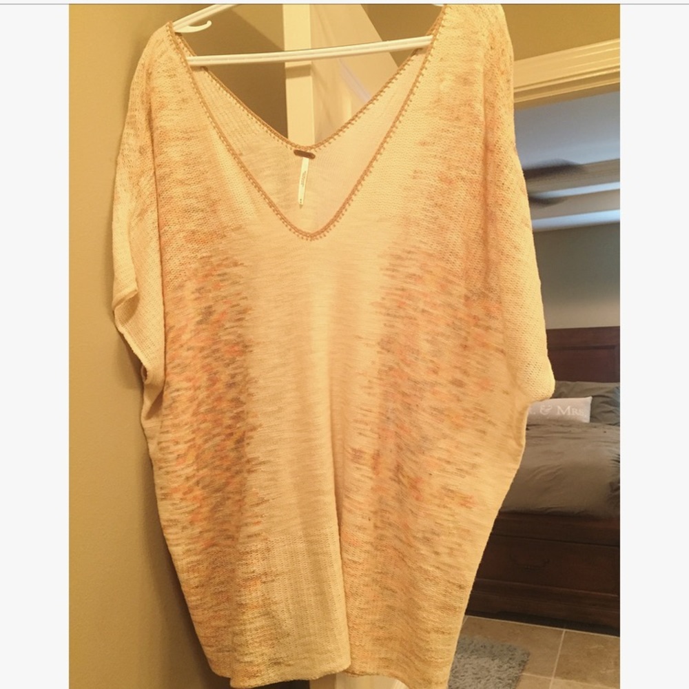 Free People Boho lightweight Summer Poncho top