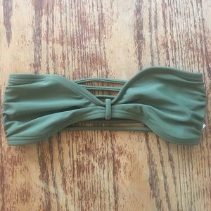 Hollister strapless bikini top