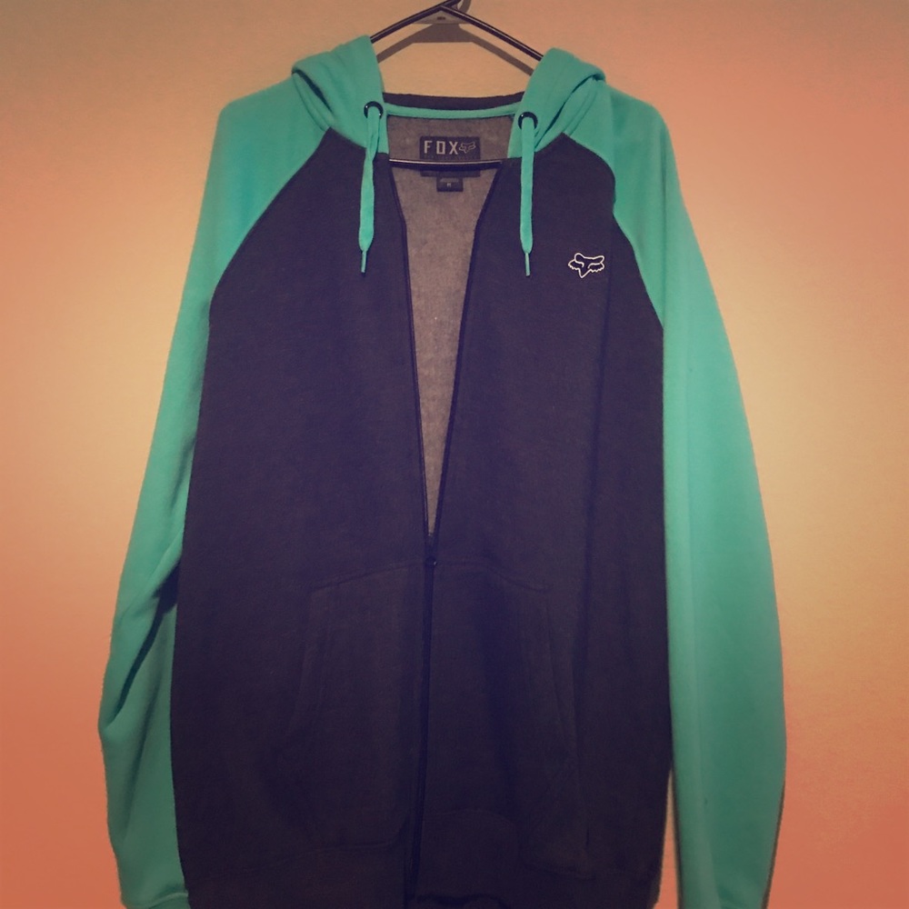 FOX Hooded Zip Up Jacket