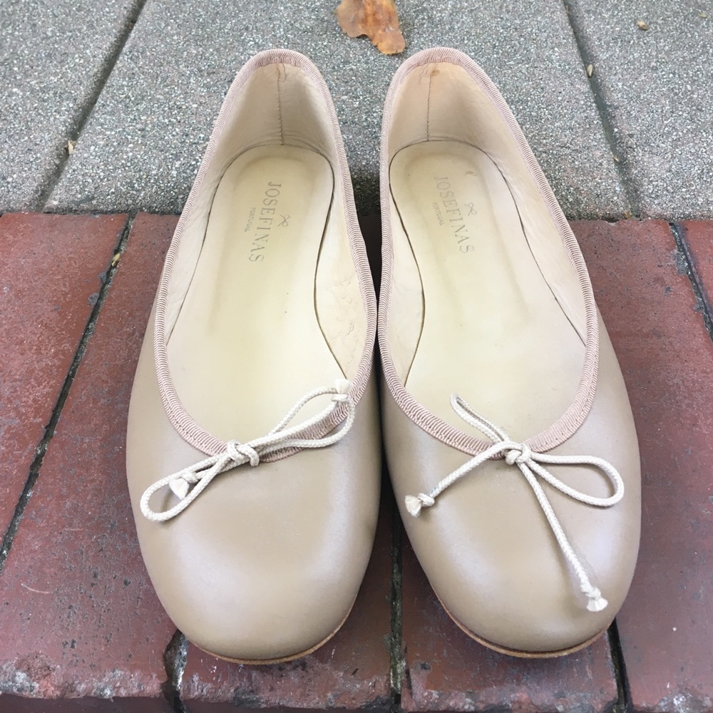 Josefinas Summer Beige flats