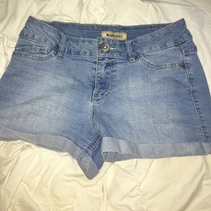 Denim shorts