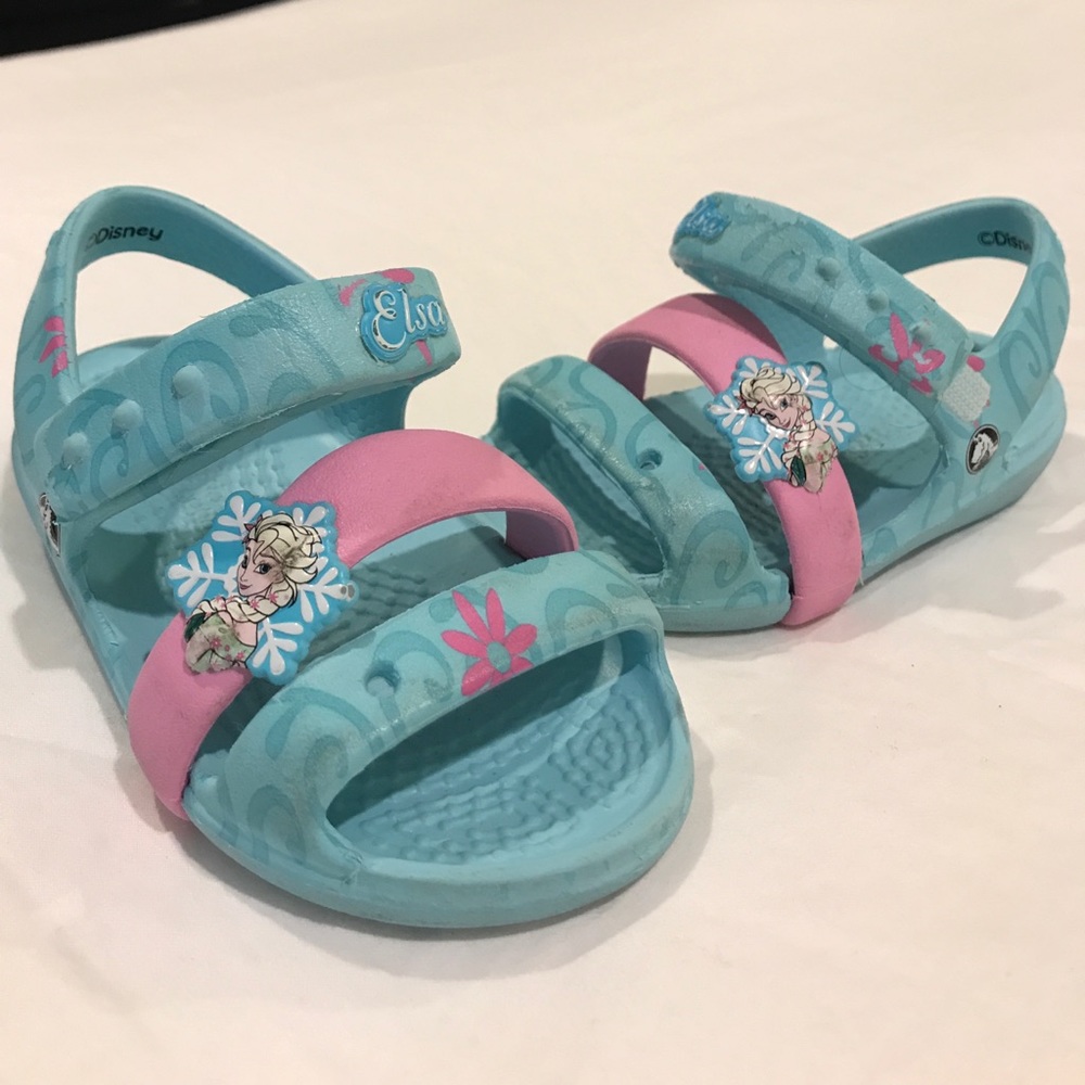 Crocs frozen sandals used