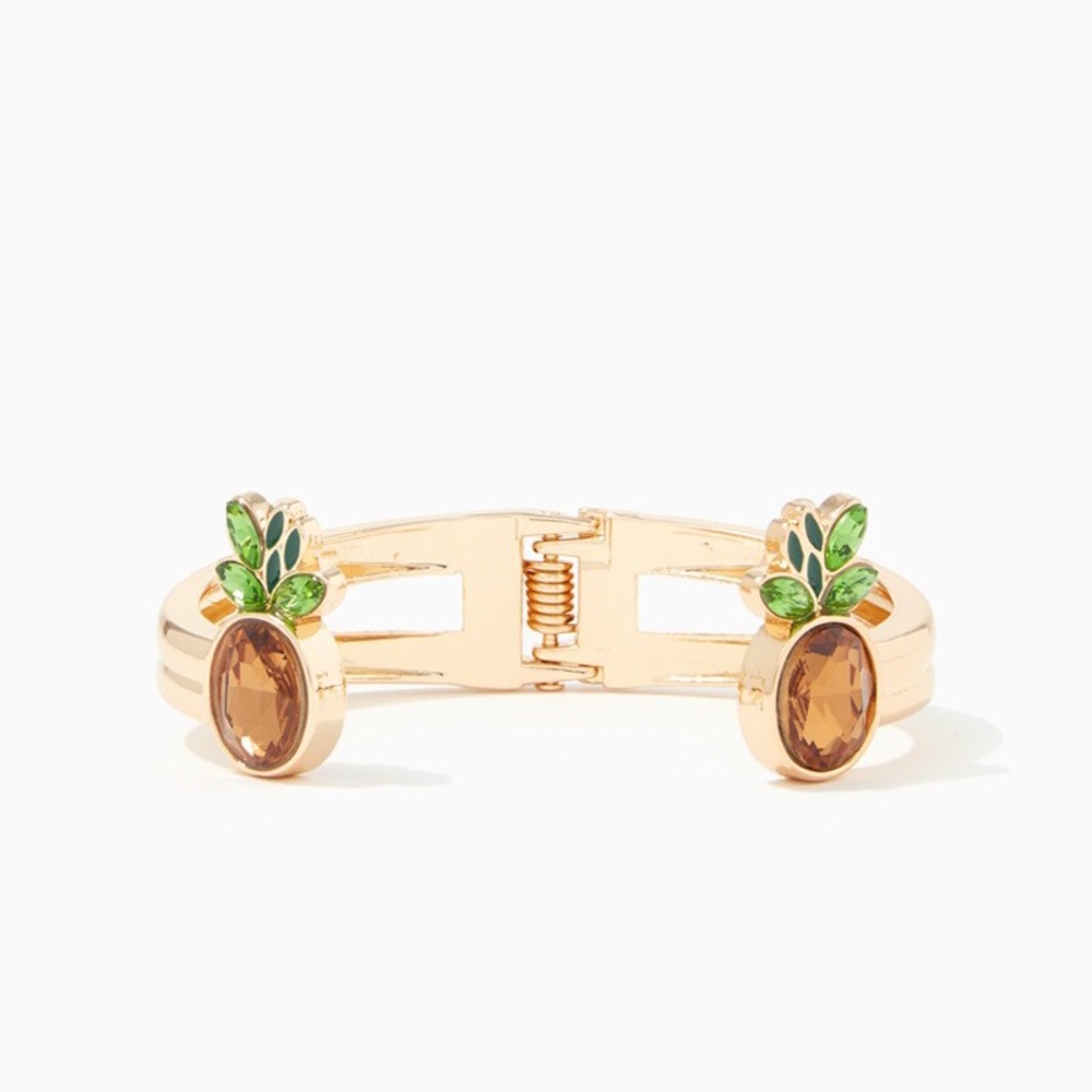 Pineapple Open Hinge Bracelet 🍍
