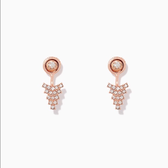 {2 Available} Rose Gold Triangle Stud Earrings ✨ - Picture 2 of 4