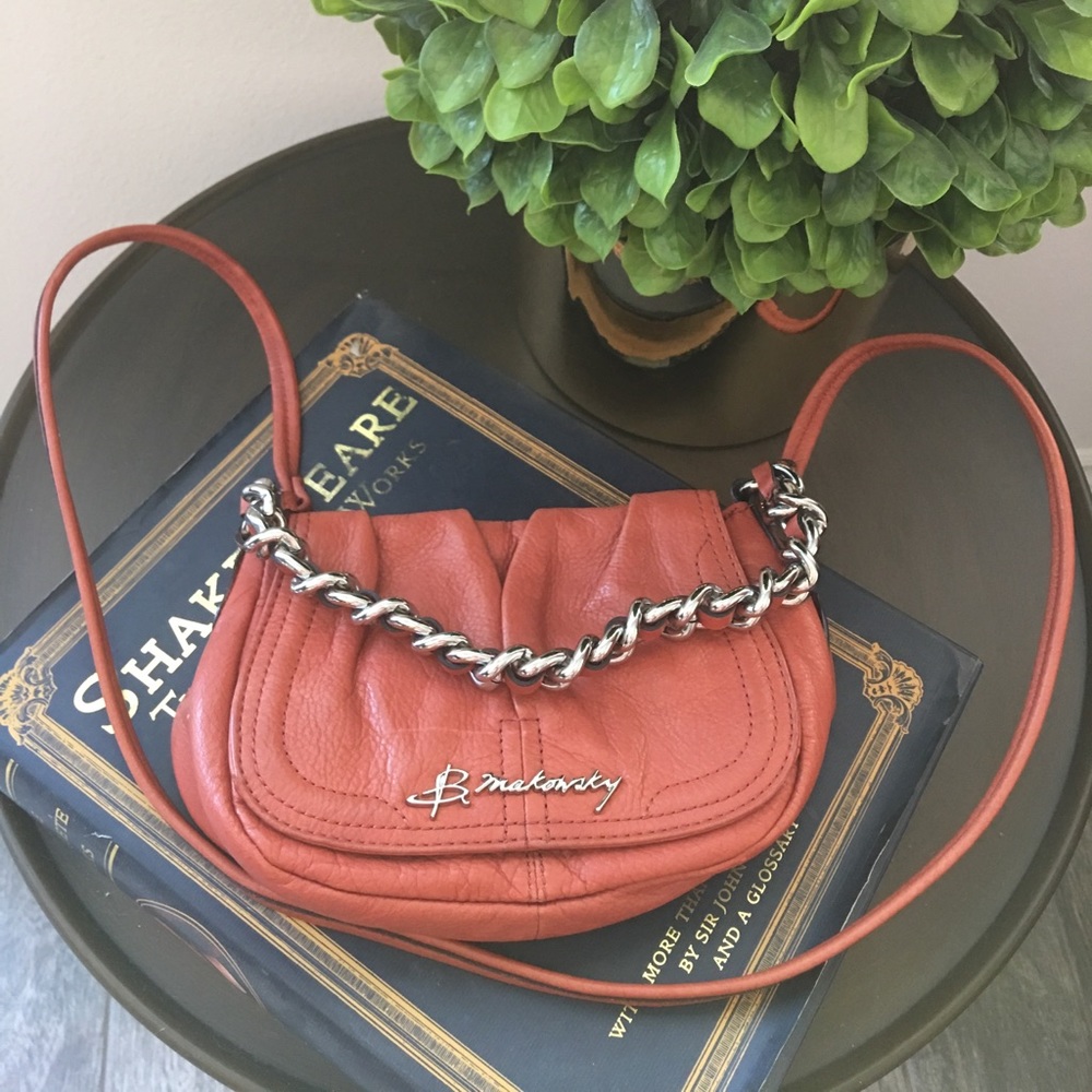 B Makowsky Crossbody Compartment Side bag