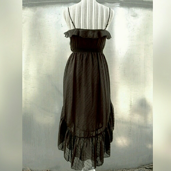 Chelsea & Violet High-low Ruffle Midi Dress - Picture 2 of 5