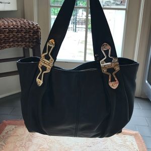 Michael Kors Black Leather Tote