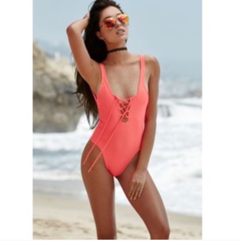 Lee + lani sexy one piece swimsuit