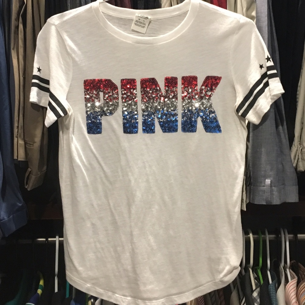 Like new - Victoria's Secret PINK sequined top