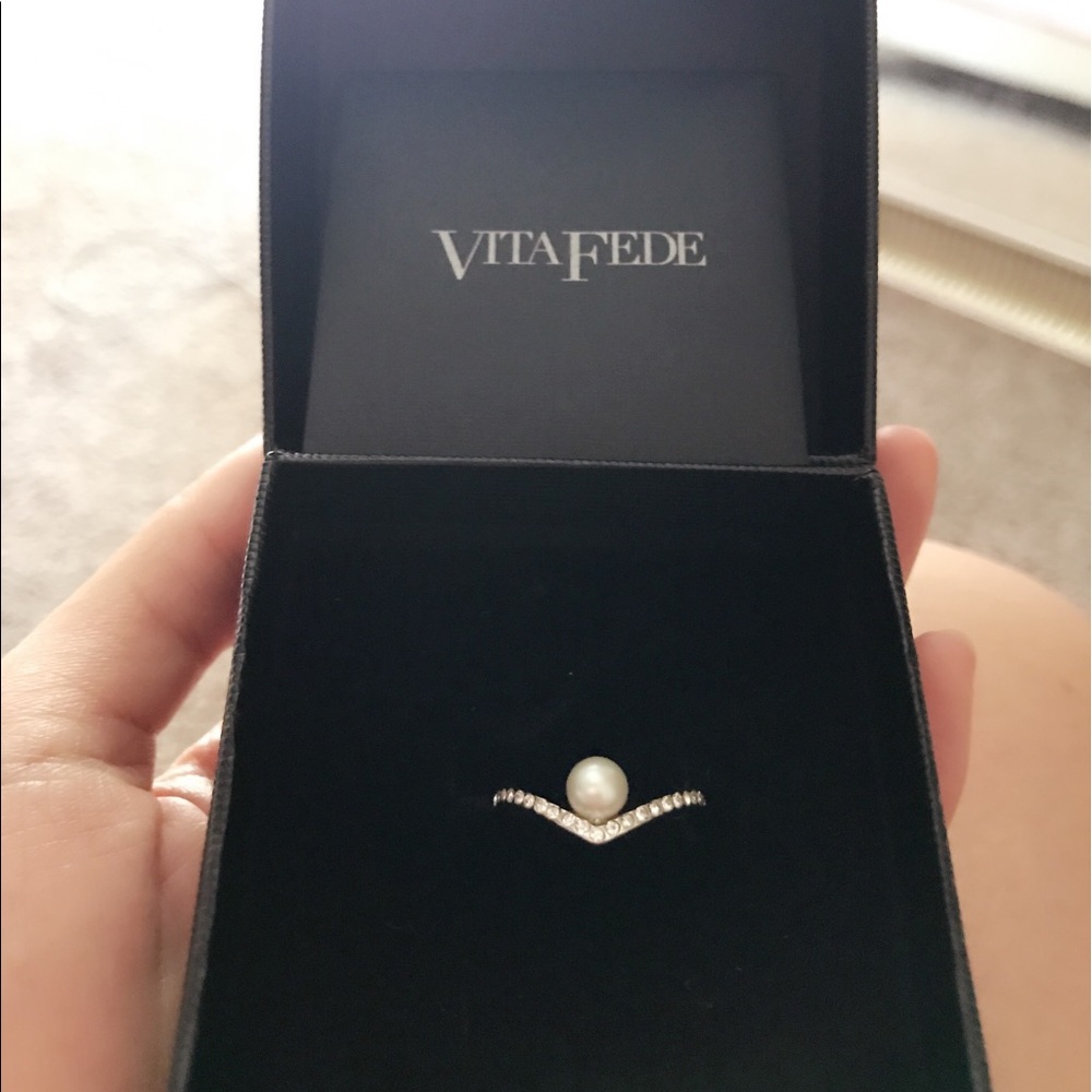 Vita Fede pearl ring 💍 made in Italy 🇮🇹