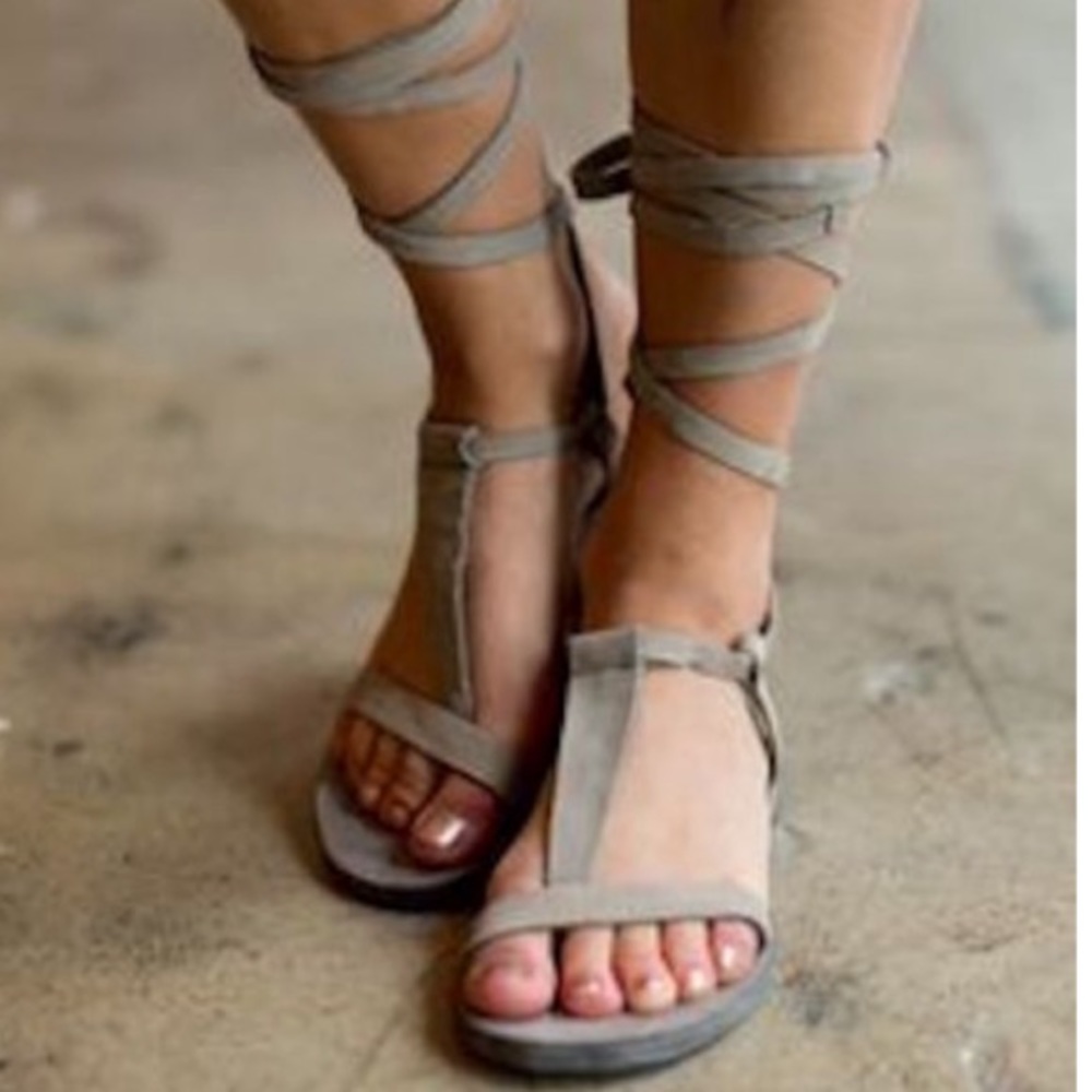 Free People Dahlia Gladiator Lace Up - Picture 4 of 7