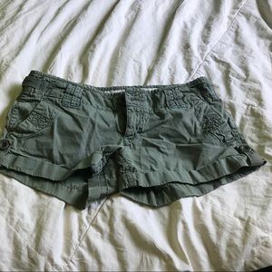 Never worn olive green khaki shorts