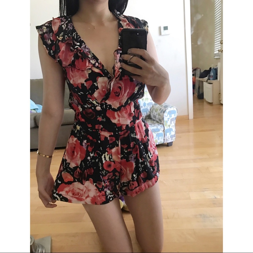 Motel rocks floral romper