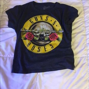 Guns N' roses crop top