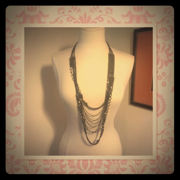 Multi Strand Necklace Mixed Piece 34" - Picture 1 of 4