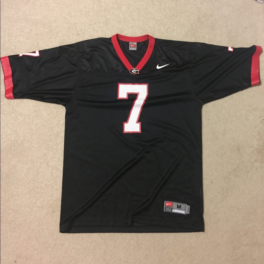 Nike UGA Blackout Mathew Stafford #7 Jersey