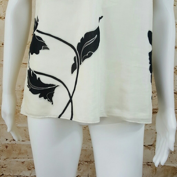 White House Black Market silk blend halter top - Picture 3 of 6