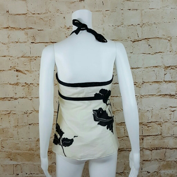 White House Black Market silk blend halter top - Picture 5 of 6