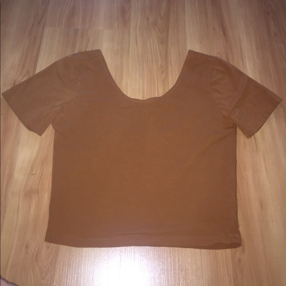 Forever 21 scoop neck crop top