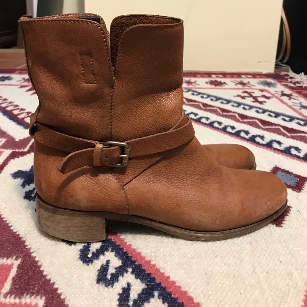 J. Crew buckled biker boot sz 10