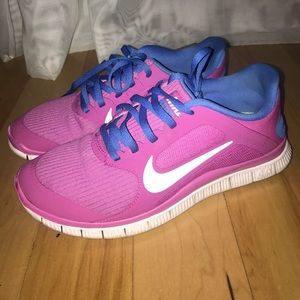 Pink Nike Free Run 4.0