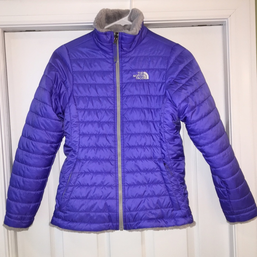 Reversible North Face Jacket Girls size L 14-16