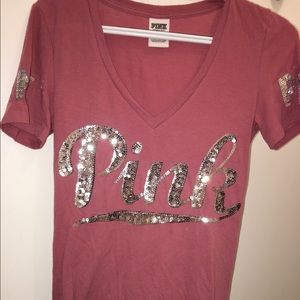 PINK V- neck