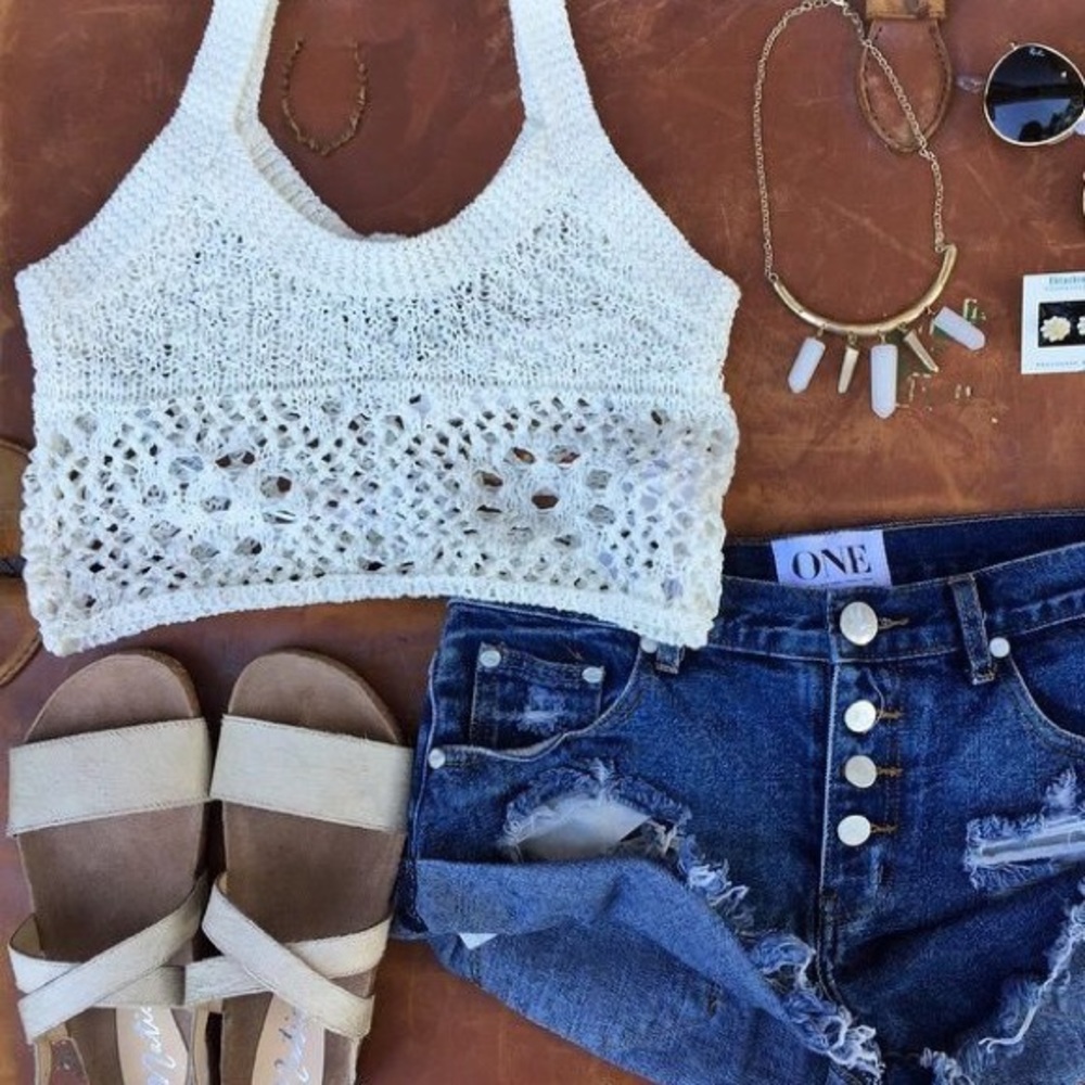 NIB Cream Cowhide Hair Leather Boho Chic Sandal - Picture 4 of 6