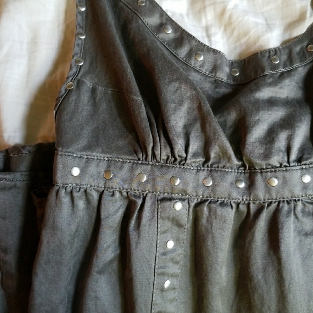 Steve Madden pewter tunic tank