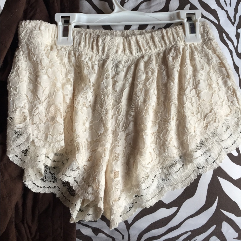 Lace shorts