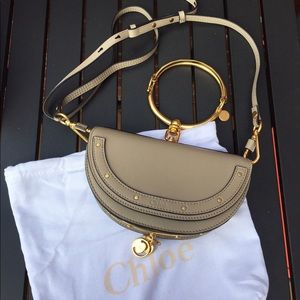 Chloe women's small Nile leather bracelet bag