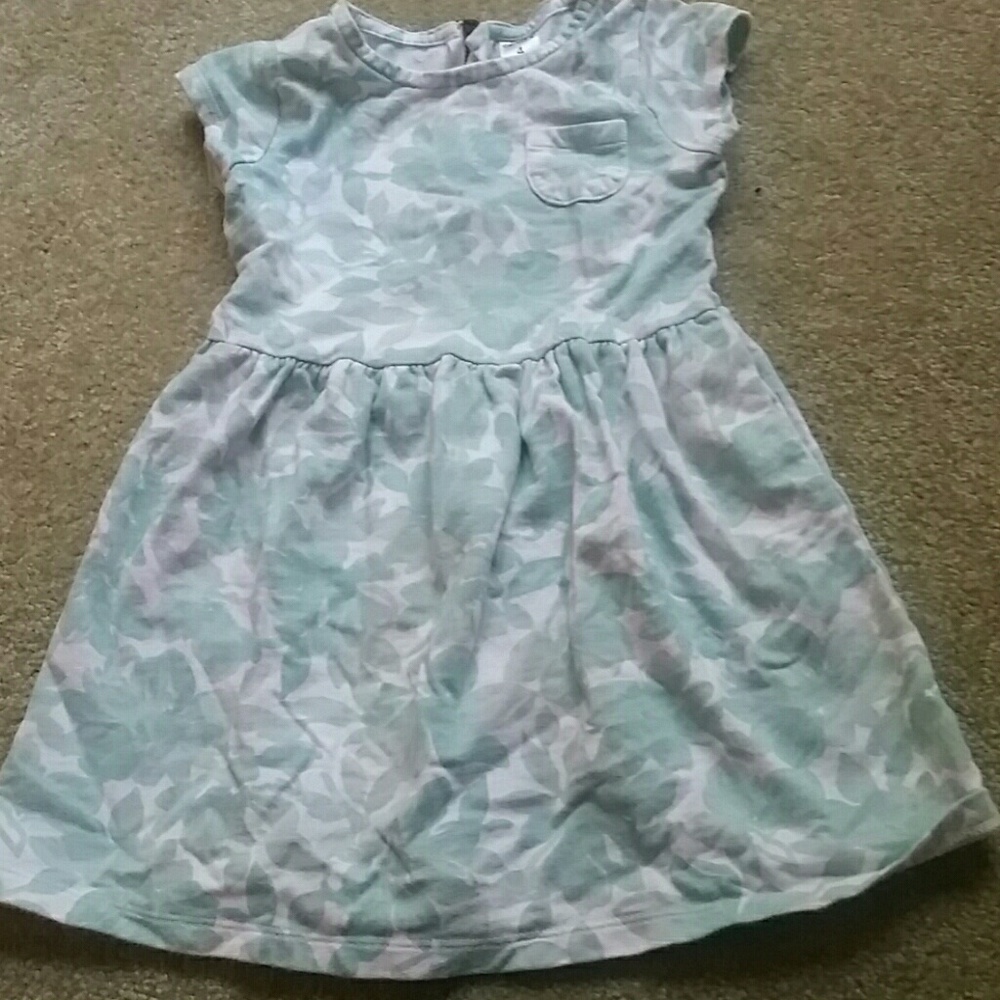 Light blue floral dress