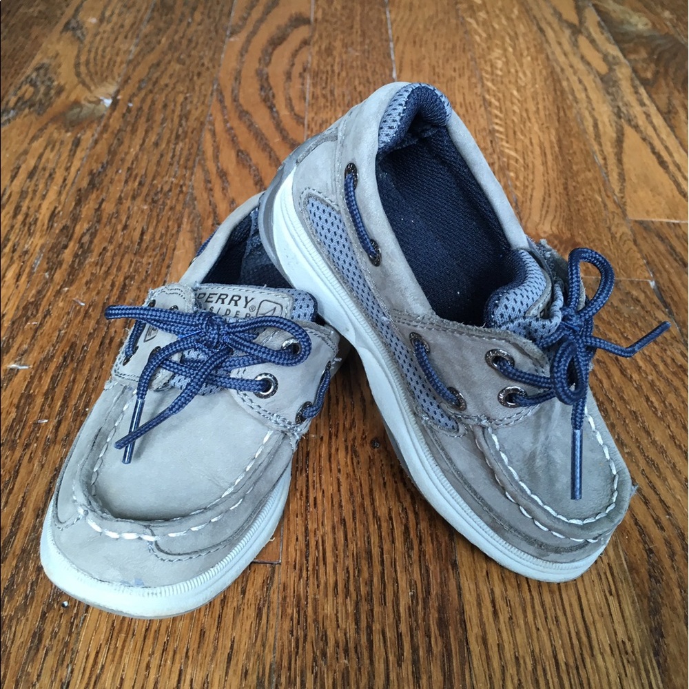 Sperry size 8 toddler Billfish boat shoes