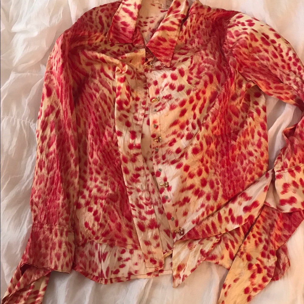 Roberto Cavalli leopard print outfit