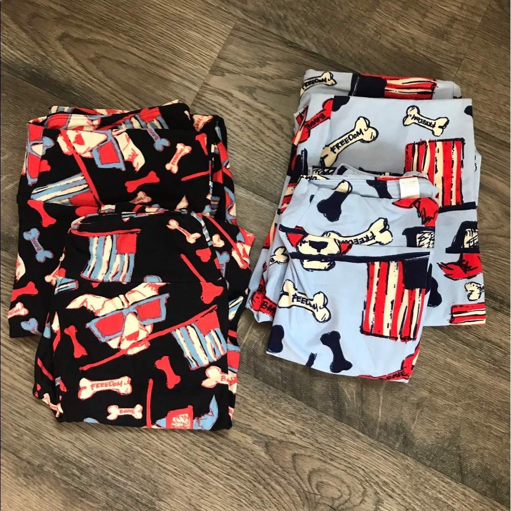 2 Americana pit bull dog mommy & me sets