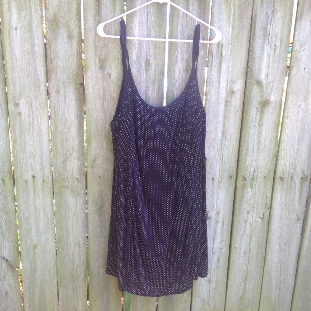 SALE Black and White Polka Dot Swim Dress