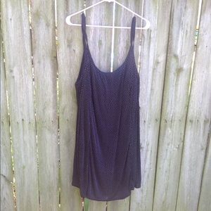 SALE Black and White Polka Dot Swim Dress