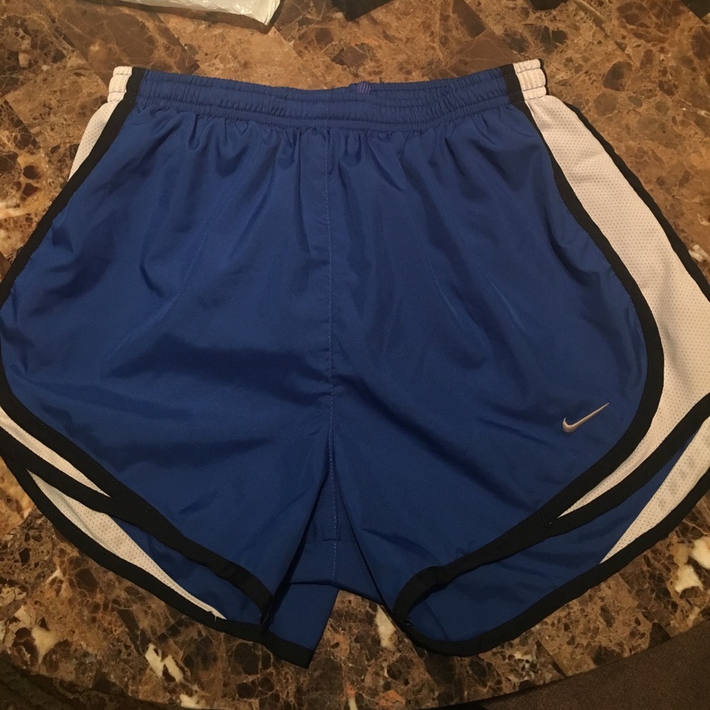 Blue Nike dryfit shorts