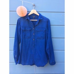 J. Crew Gauze Popover