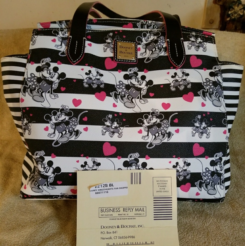 Dooney and Bourke Disney sweetheart fan shopper