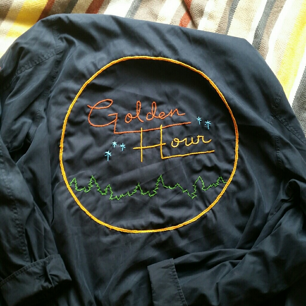 Hand Embroidered Upcycled Jacket