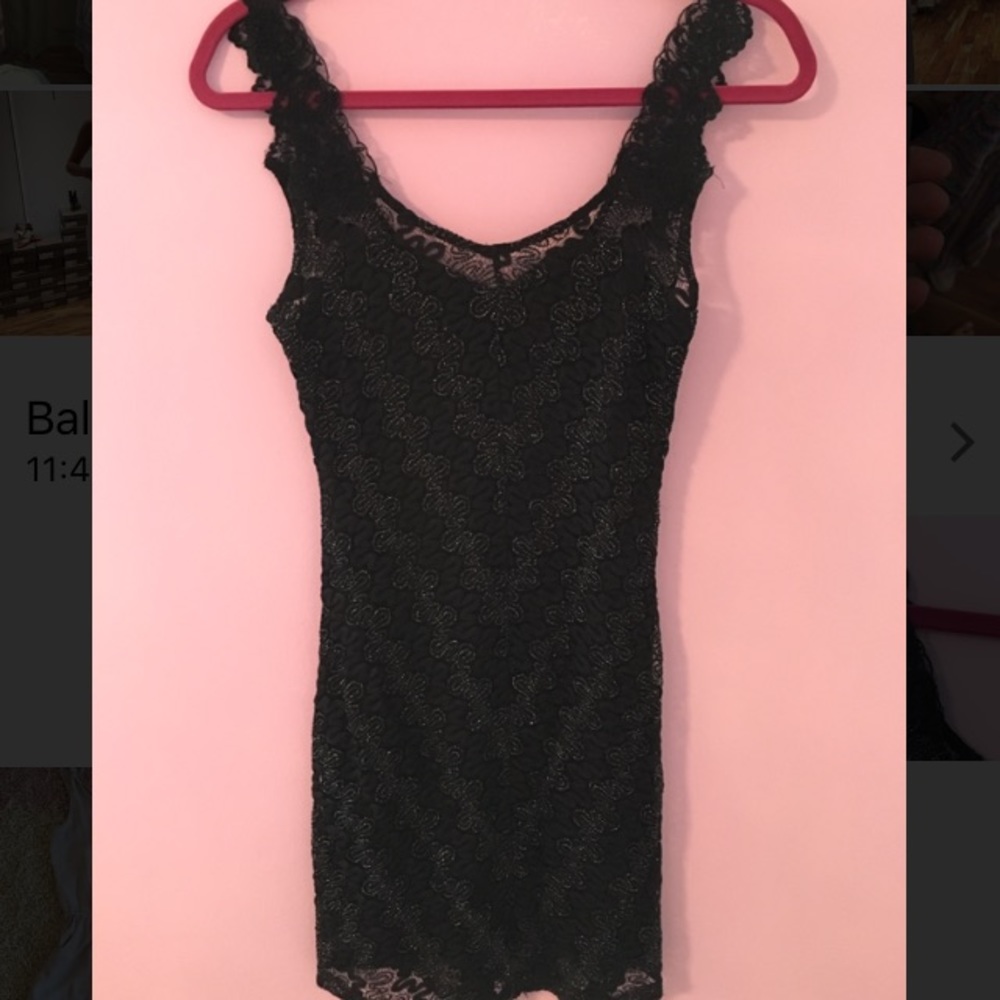 Free people black tank dress