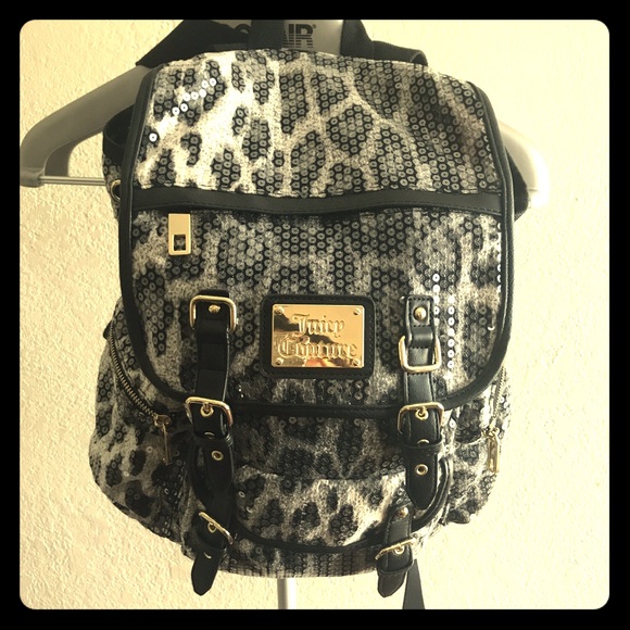 Juicy Couture Handbags - Juicy Couture.Backpack. Sequin Leopard Print.