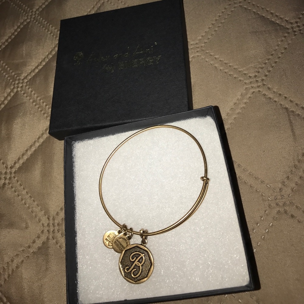 Alex and Ani "B" initial bangle