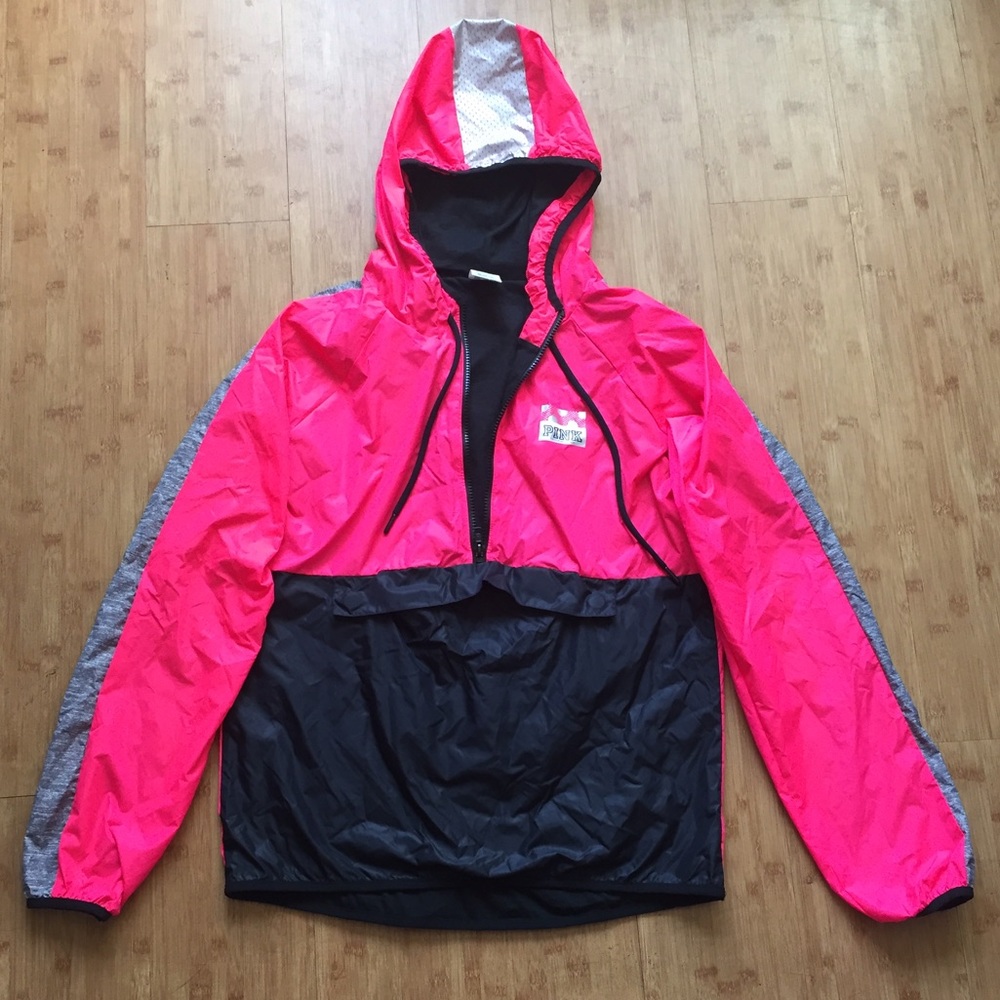RARE Pink Victoria's Secret Anorak Jacket