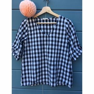 Everly Gingham Top