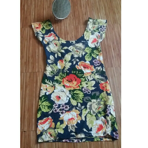 Motel Rocks Dresses & Skirts - 💥Dark Blue Floral Dress🌼