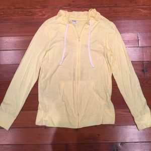 Yellow hoodie